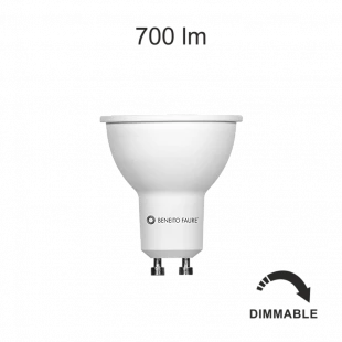 Ampoule LED GU10 8W System 220-240V 60º Dimmable  