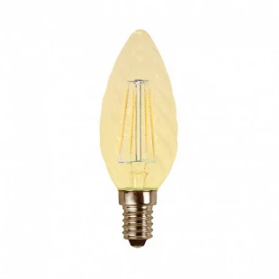 Ampoule  LED  E14 1W Filament torsadée Golden