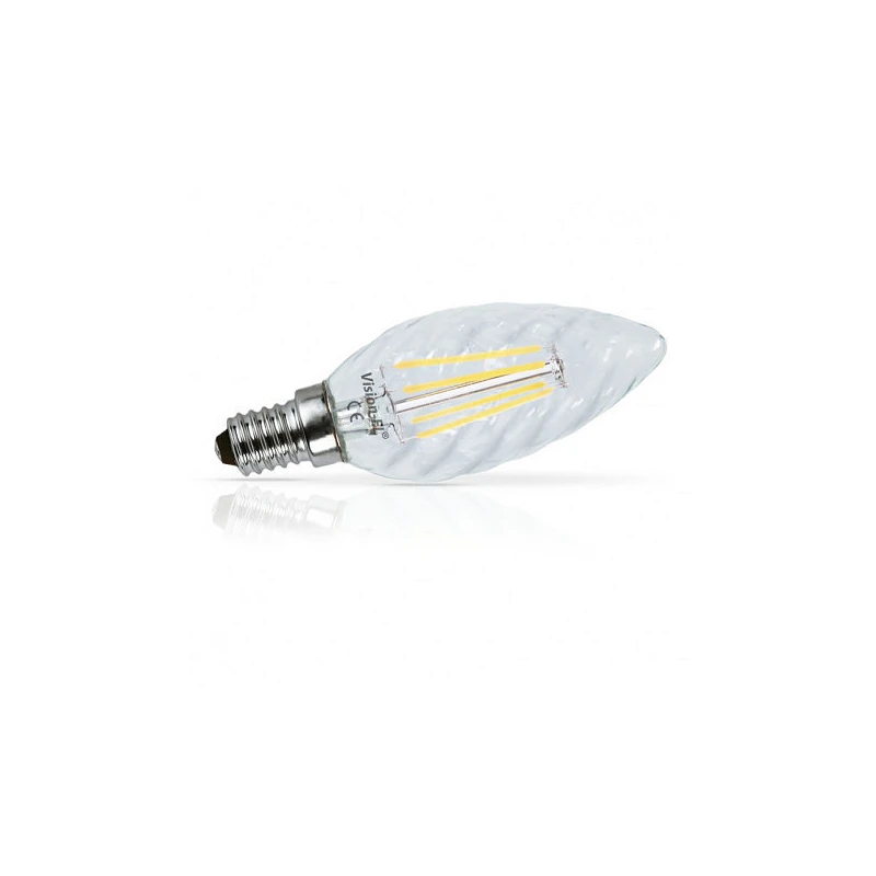 Ampoule LED E14 4W Filament torsadée