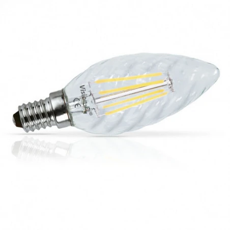 Ampoule LED E14 4W Filament torsadée