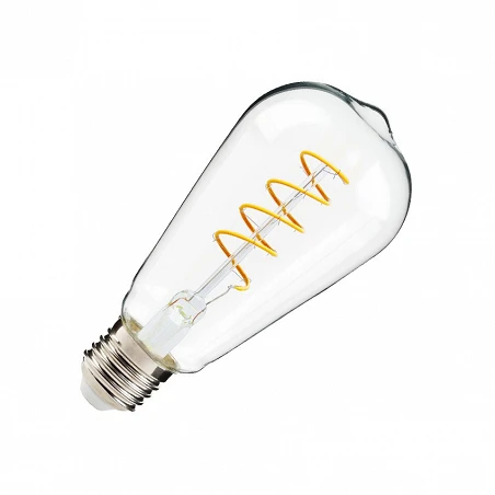 Ampoule LED E27 4W Dimmable Filament  Spirale Big Lemmon