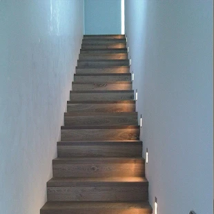 Applique encastrée intérieur balisage escaliers finition acier 1,5w 165lm