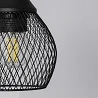 Lampe de table design suspendue - noir ou blanc