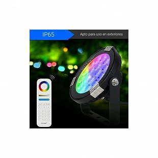 Projecteur LED RGB+CCT 9W IP65