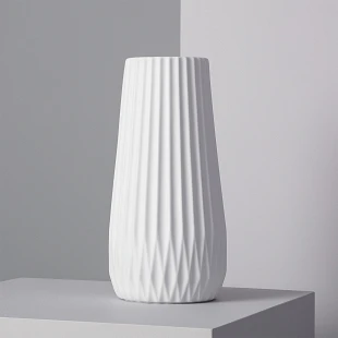 Lampe Obliq porcelaine blanche