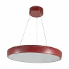 Lampe suspension LED circulaire rouge