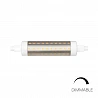 Ampoule  LED R7S 11W  Tubulaire 118MM 220-240V 360º Dimmable