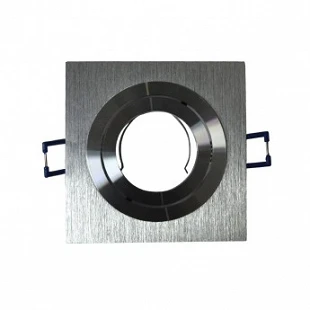 Support de spot carré aluminium 92x92 mm